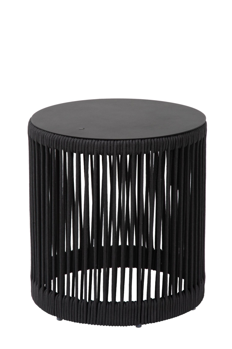 Lucide PINGI - Dobíjacia stojanová lampa Vnútorná/Vonkajšia - Batéria/batérie - Ø 30,5 cm - Rozm. - 1x3W 3000K/3200K - IP44 - Čierna